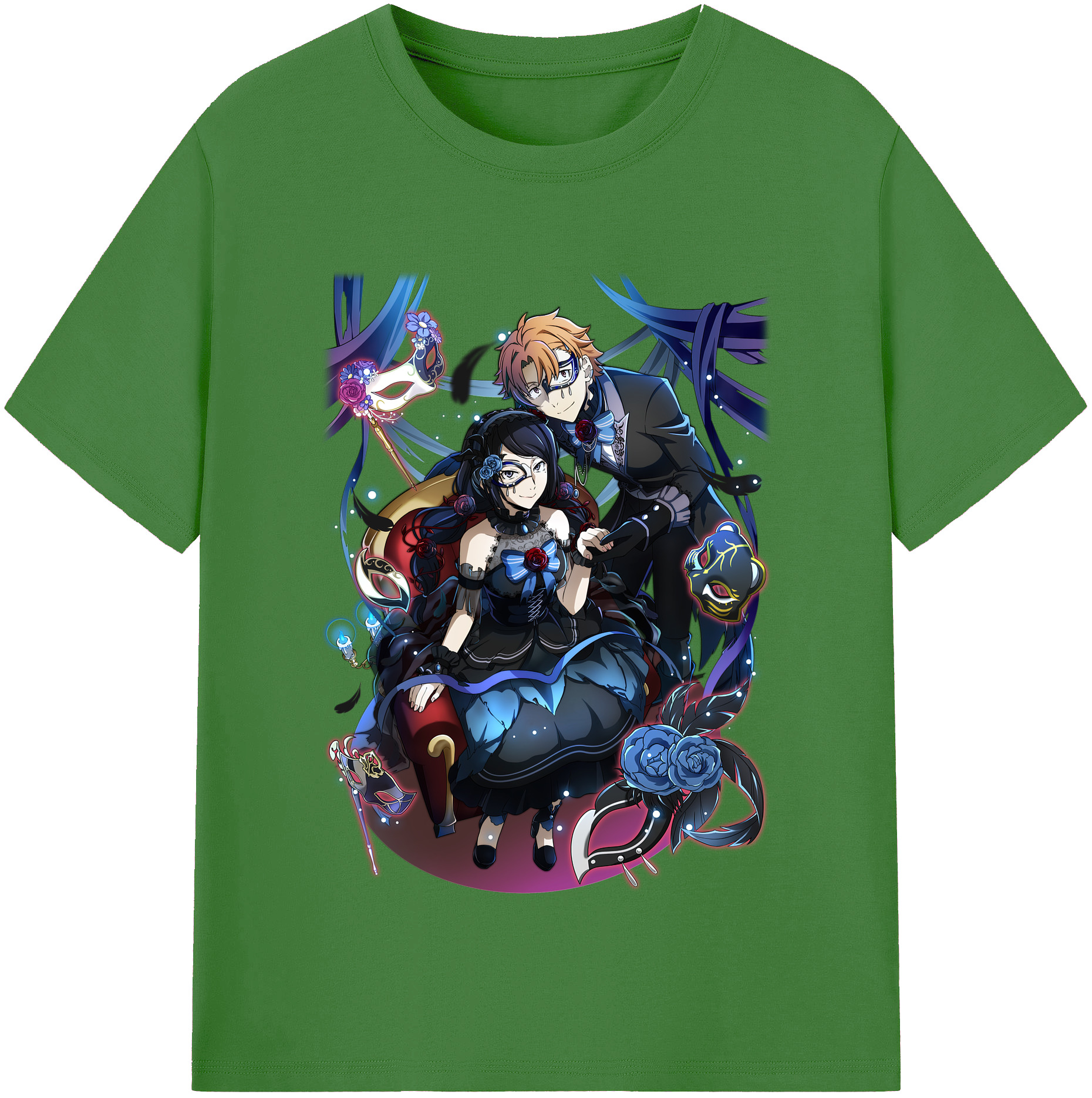 （画像用） 文豪ストレイドッグス Bungo Stray Dogs レディースカジュアルプリントTシャツ（綿100％）